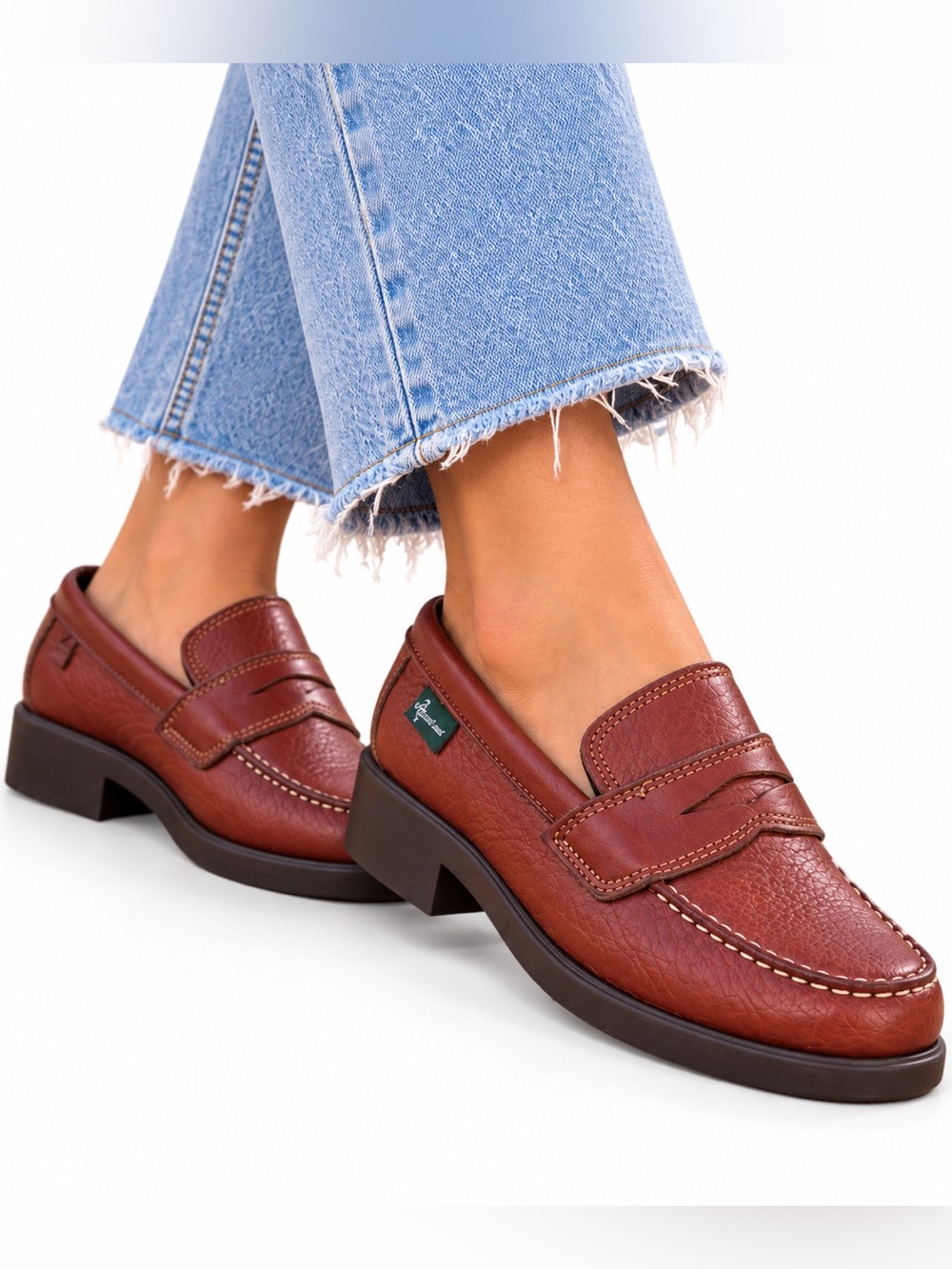 Vintage Eastland Brown Leather Penny Loafers Size 8.5M Ivy League Preppy